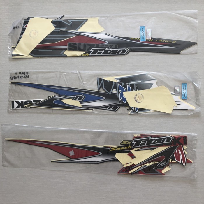 STRIPPING Striping/Sticker/Stiker/Polet Motor SUZUKI Smash Titan 2011