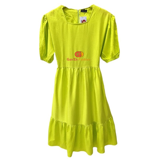 Dress Wanita Dewasa Korea Vintage Terusan Bumil Friendly