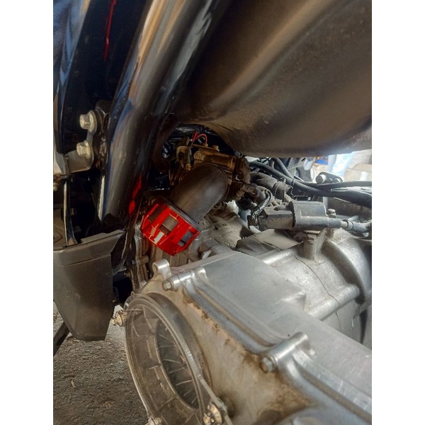 filter udara bengkok buat karbu pe 24 26 28 universal