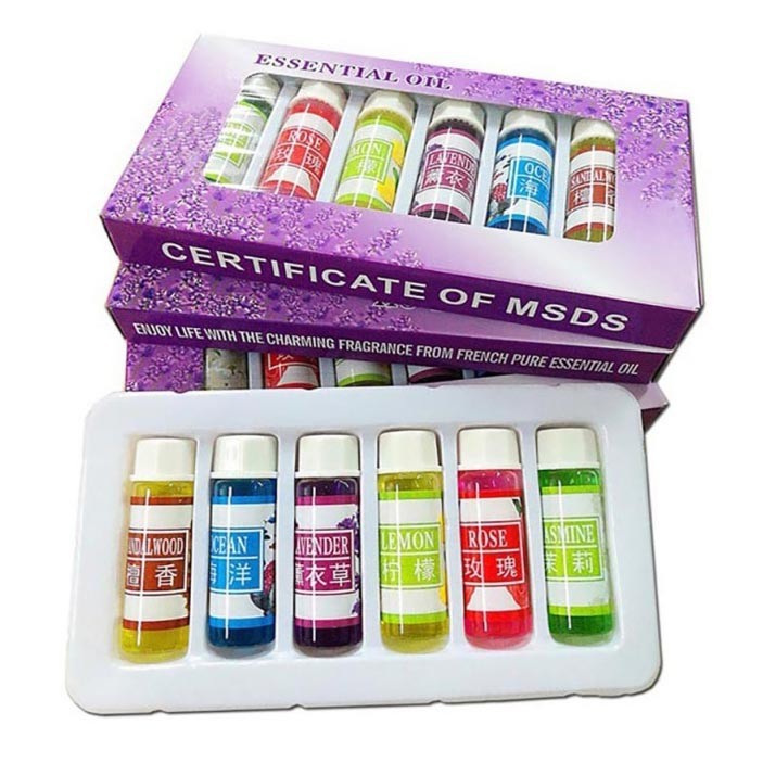 Aroma Terapi Aromatherapy Essential Oil Humidifier isi 6 Pcs 5ml