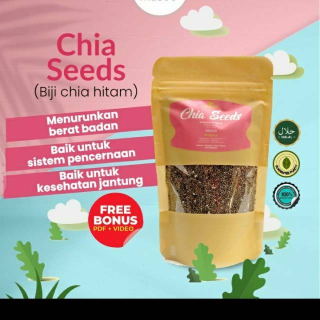 

Chia Seeds Biji Cia Hitam / 100 gr