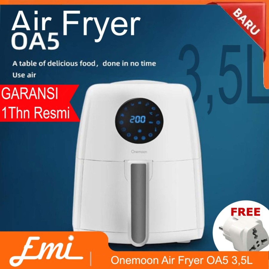 Onemoon Air Fryer Mesin Penggoreng Udara Tanpa Minyak 3.5L - OA5