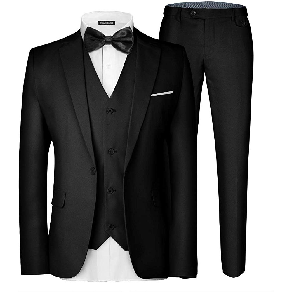 SETELAN JAS PRIA EXCLUSIVE SLIMFIT STYLE 5IN1 - FULLBLACK TWIST FIT SUIT NIKAYU ORIGINAL