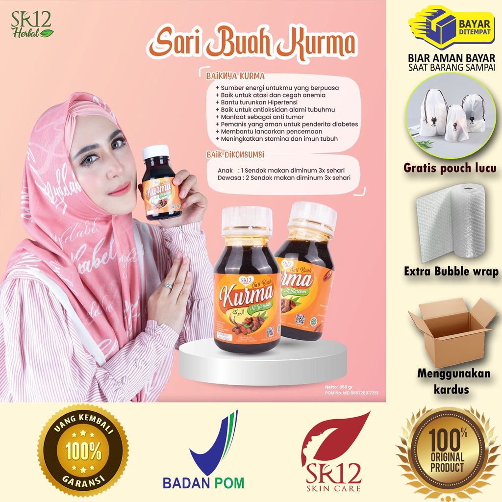 

SR12 sari buah kurma 350 gram