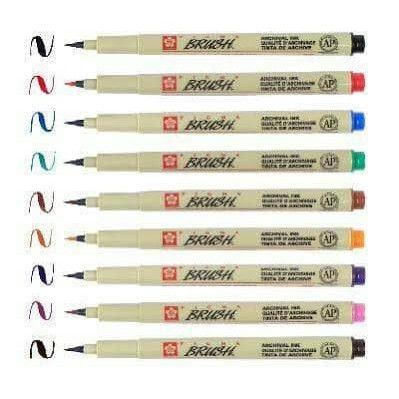 

Ready Stok Sakura Pigma Brush Pen Berkualitas