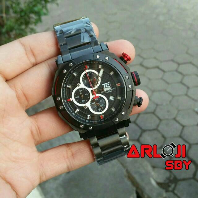 Jam Tangan Pria T5 H3631 Chronograph Sport Original WR free box papper bag