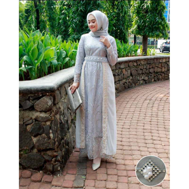 GAMIS CASTURY/GAMIS PESTA/KEBAYA TULLE/GAMIS MEWAH/GAMIS MODIS/KEBAYA MODREN/BY PELAMINAN BIRU