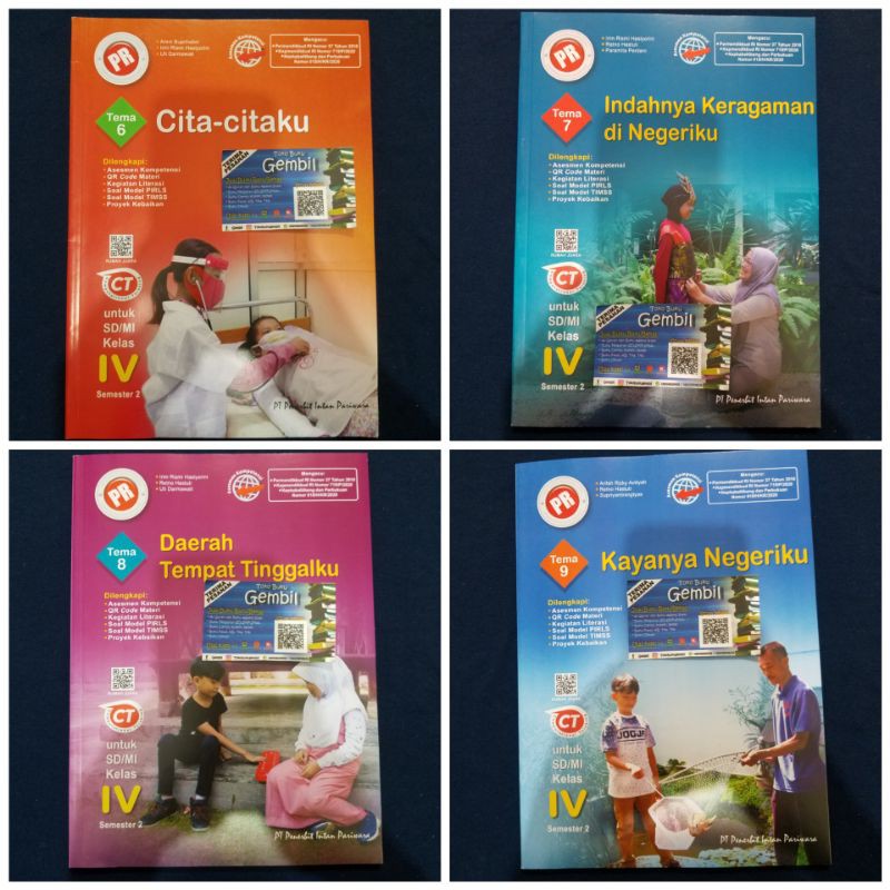 Buku PR / LKS Tematik Kelas 4 SD Tema 1 - 9