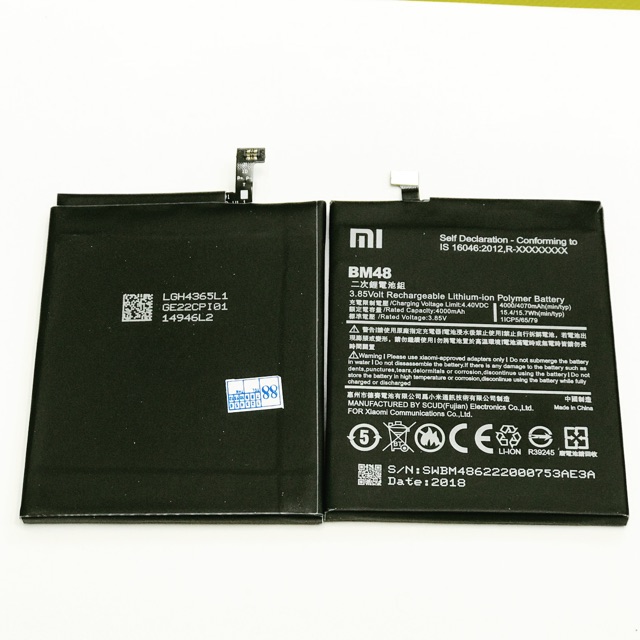 Baterai Xiaomi Mi Note 2 BM 48 Ori