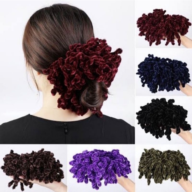 IKAT RAMBUT UBUR-UBUR - KUNCIRAN CENDOL - CEPOLAN HIJAB SCRUNCHIE