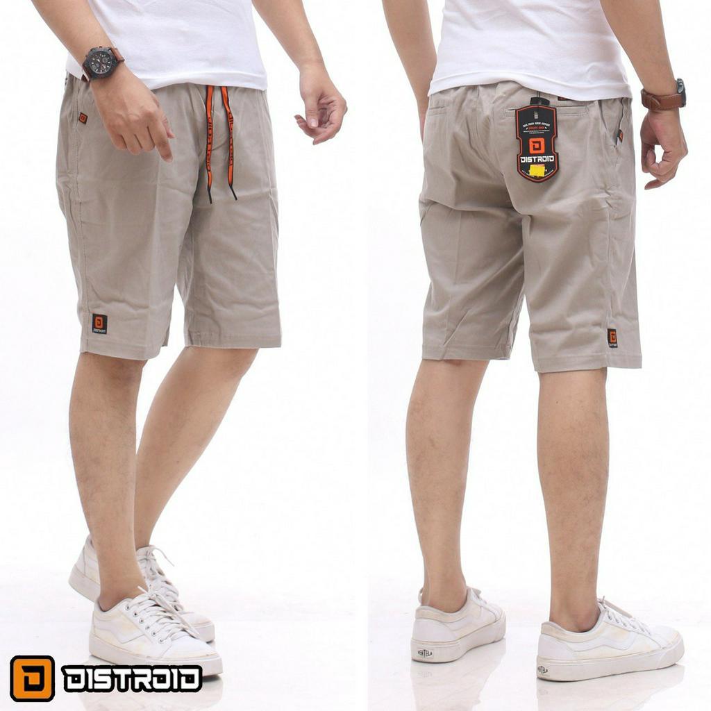 Celana Chino Pendek Pria Chinos Rib Pendek Distro Premium Size 28-38