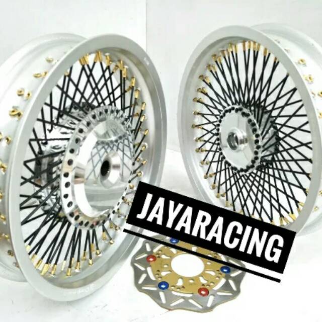 velg custom jari jari seribu ring 14 L 250 215 Xeon - Soul GT - Mio M3 - Xride 125 sepaket lngkp