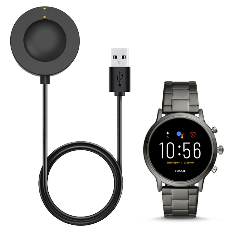 Dock Charger Wireless Magnetik Portable Untuk Smartwatch Fossil Gen 4 / 5 / 6