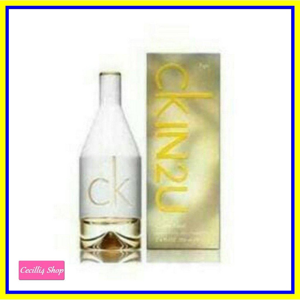 [HOT SALE] Parfum Original Ck Calvin Klein In2U Edt 100 Ml Woman Import Usa