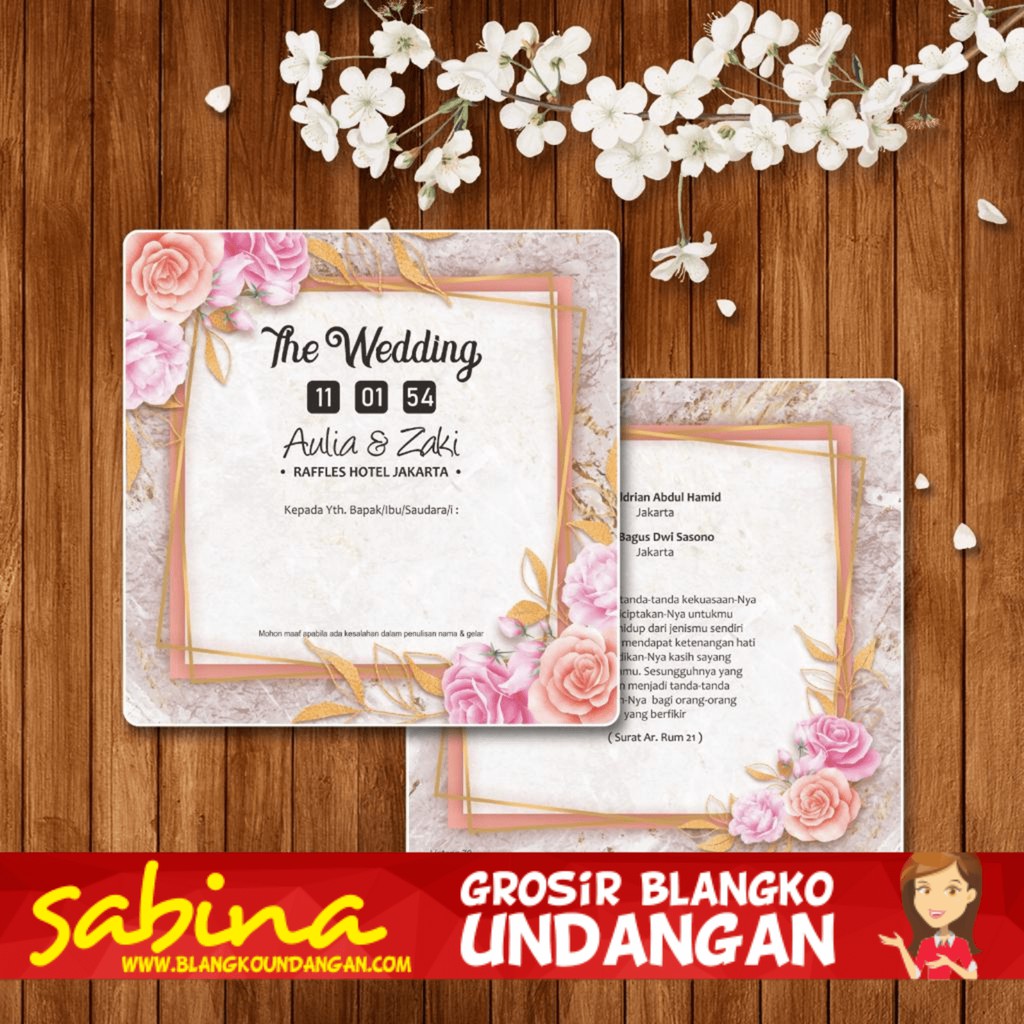 BLANGKO UNDANGAN LINTANG 79 | SABINA UNDANGAN