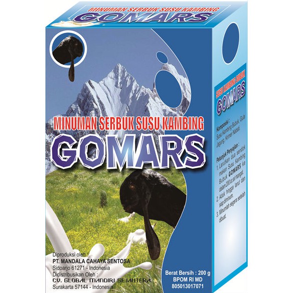 Gomars Minuman Serbuk Susu Kambing - 200 gr