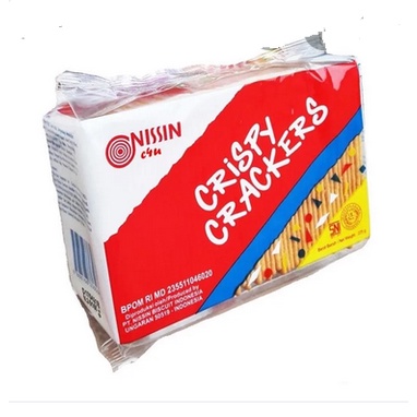 Nissin Crispy Crackers | Biskuit Kreker  wajib ada di meja teman santai