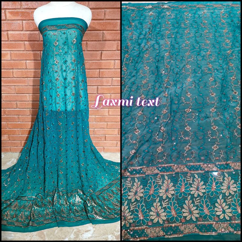 kain Sari India / bahan Sari India TERBARU