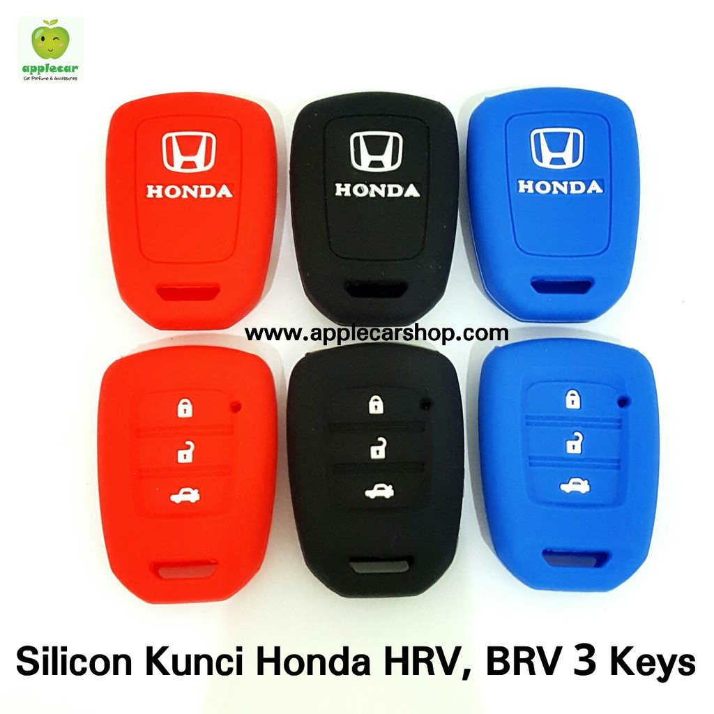 Cover kondom sarung silicon silikon remote kunci mobil honda Hrv, brv 3 tombol