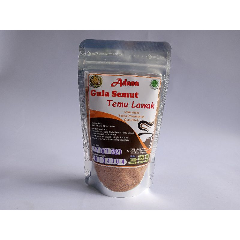 

Gula Semu Temu Lawak 80gr Pouch 100% Alami