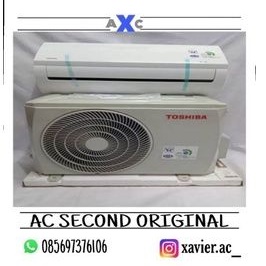 AC Toshiba 1/2 PK Second Plus Pasang Like New