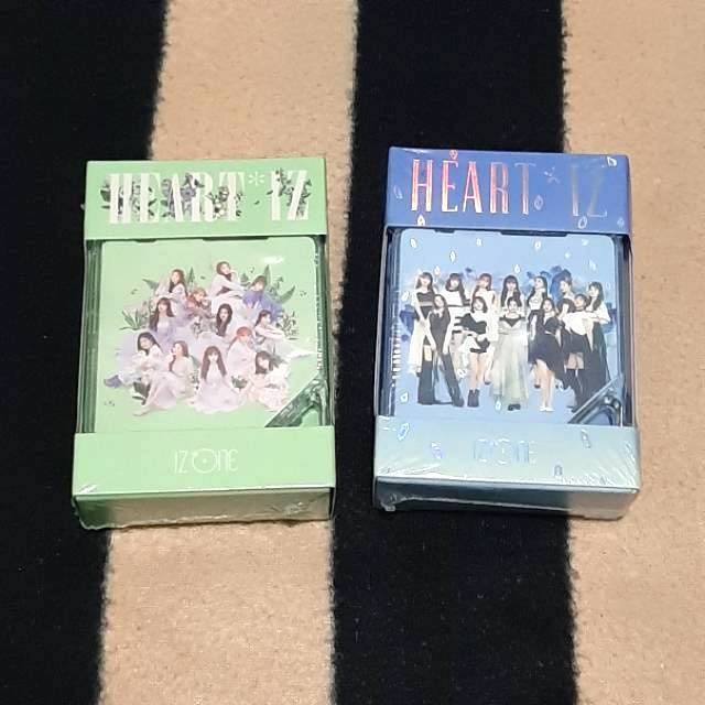 IZ*ONE Kihno Album Only - HEART*IZ (Violeta/Sapphire Ver) [NO PHOTOCARD set] (IZONE - HEARTIZ Kinho)