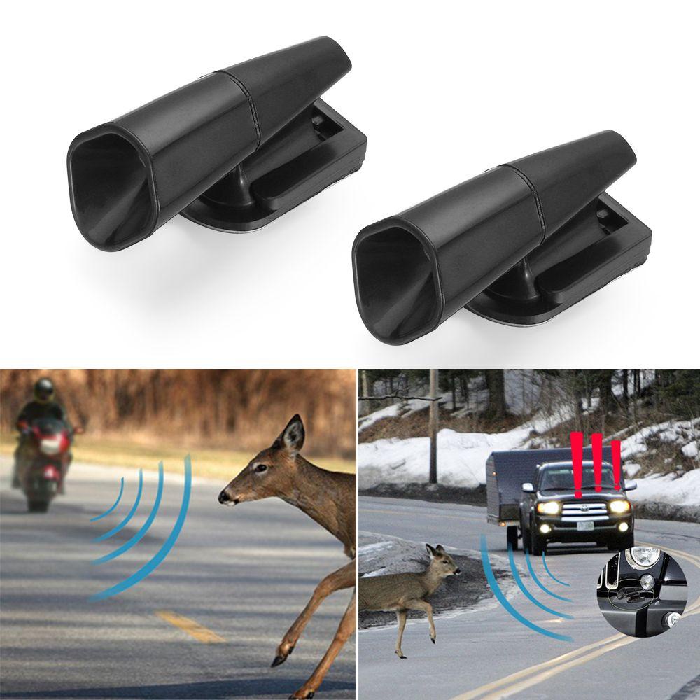 Populer 2Pcs Peluit Peringatan Wildlife Auto Safety Animal Deer Car Alert Device