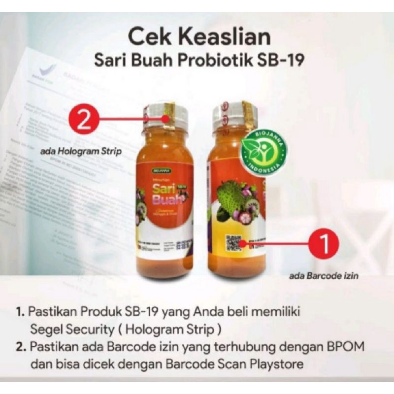 Sari Buah Probiotik Biojanna