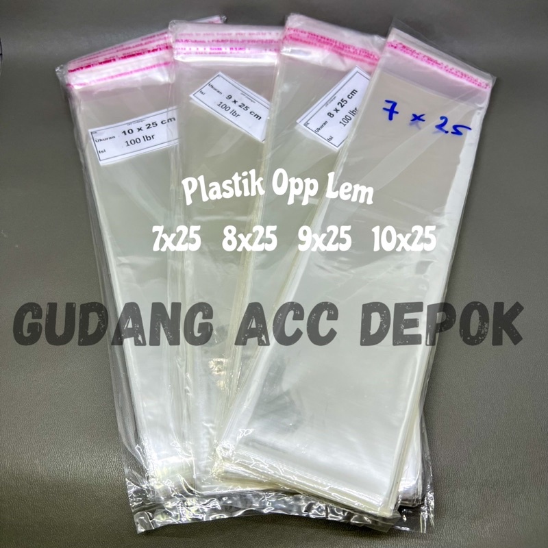 Plastik opp lem/plastik sendok garpu/plastik roti/plastik undangan 7x25 8x25 9x25 10x25 11x25 12x25