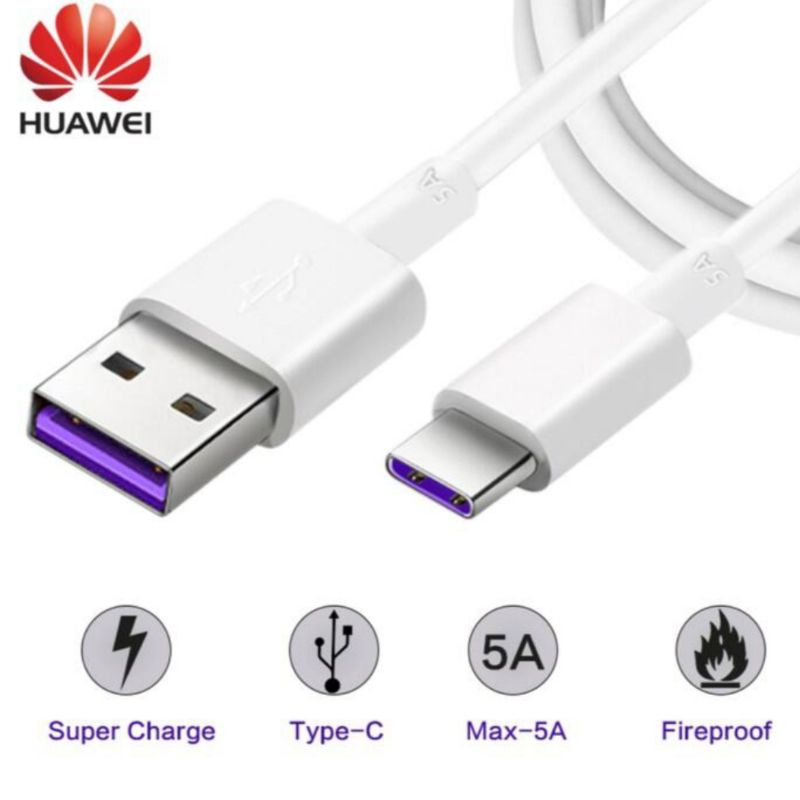 Kabel Data HUAWEI MATTE 40 P9 MATTE 9 Type C Fast Charging Original Kabel Charger