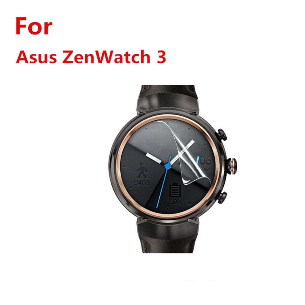 Protective Film Guard For Asus ZenWatch 3 Smart Watch Full Screen Protector Cover Anti-scratch Soft PET For ZenWatch3