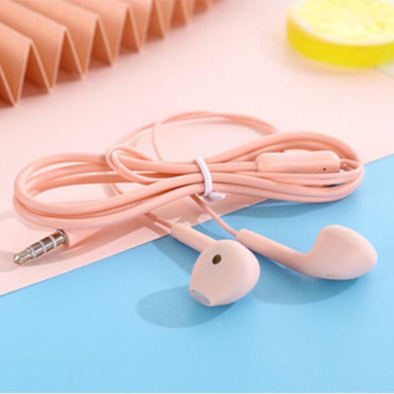 Handsfree Macaron U19 - Candy Colour Earphone Pure Bass U19