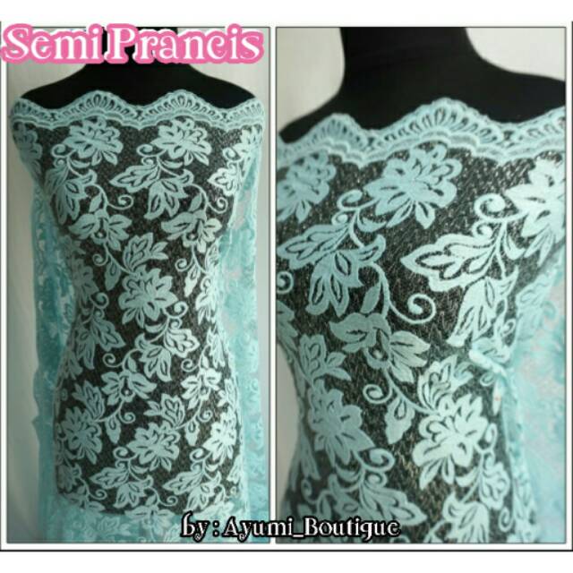 kain kebaya semi prancis