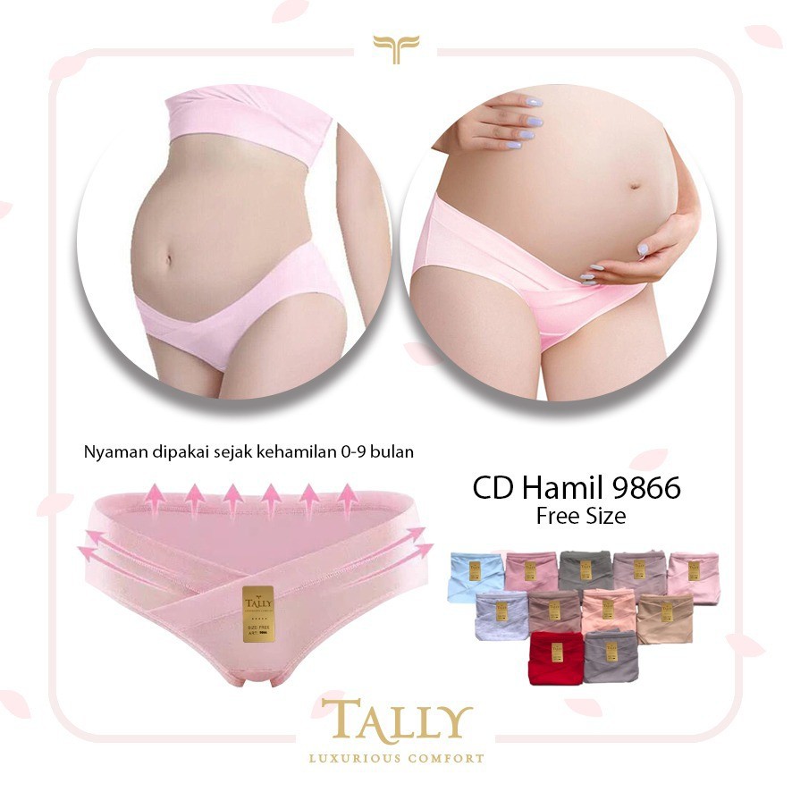 CD TALLY HAMIL 9866 &amp; 9892 &amp; 9859 &amp; 9858  Celana Dalam Hipster polos - Celana dalam hamil dibawah perut