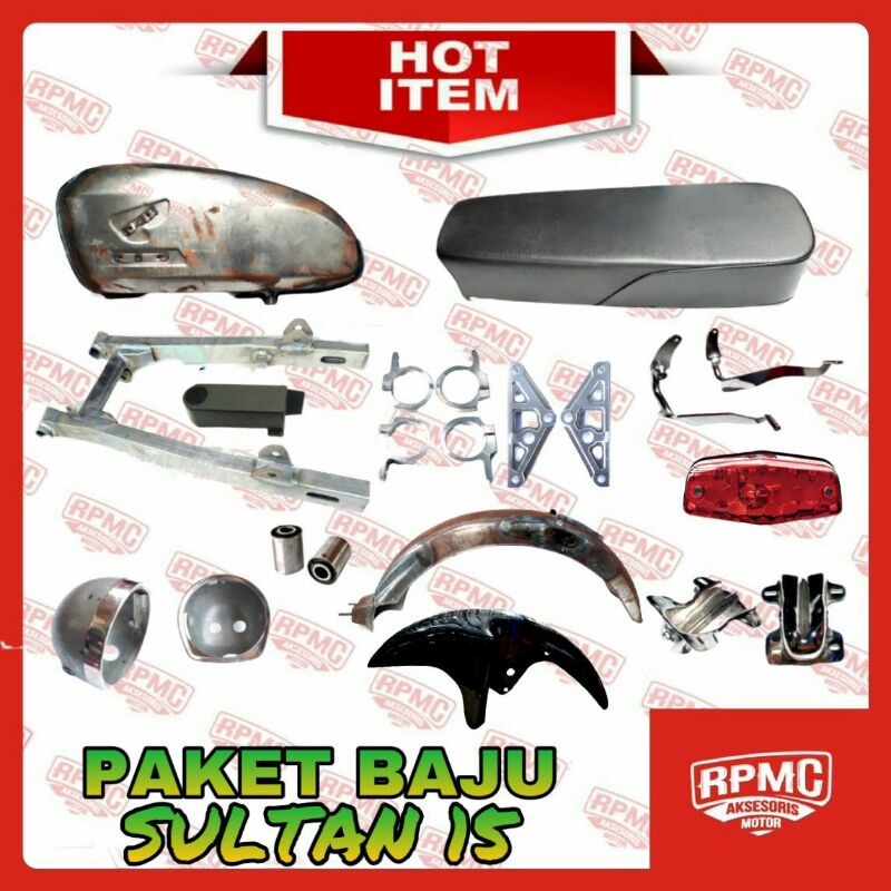 BODY SET CB PAKET BAJU SET CB GLATIK SULTAN 15