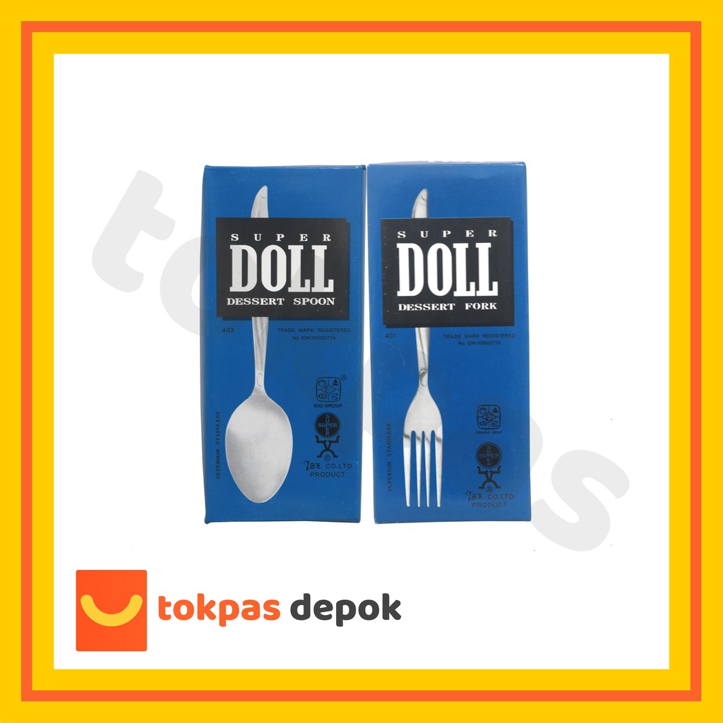 Sendok Makan Doll 403 dan Garpu Makan Doll 401 - Sendok Makan