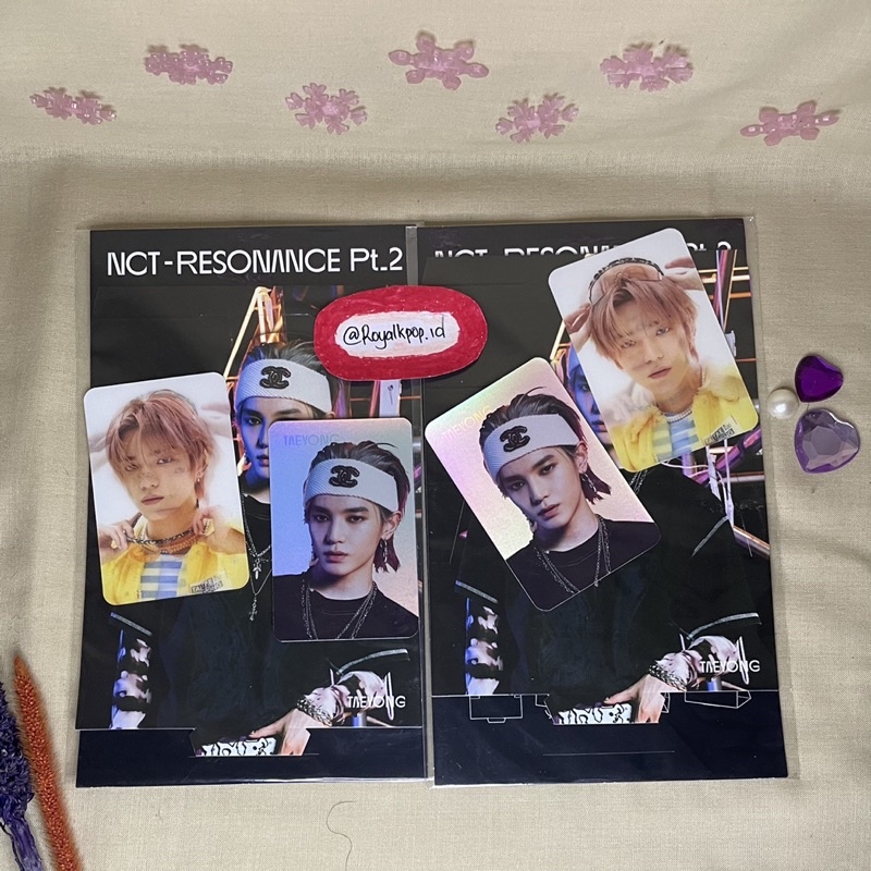 [ SALE ] MD Standee Holo Lenticular Set Taeyong Johnny NCT 127 Reso Pt.2 SEALED READY STOCK