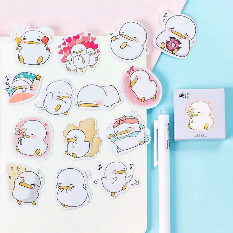 

Stiker Motif Bebek Kawaii untuk Scrapbook / Jurnal / Diary (45Pcs)