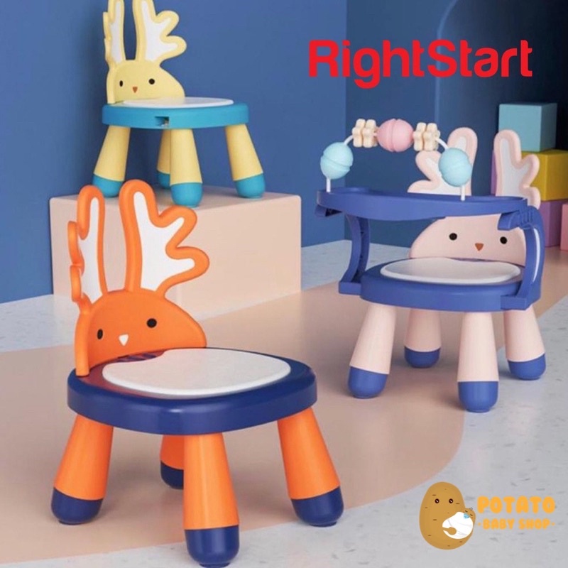 Right Start 3in1 Deer Chair With Toys - Kursi Anak