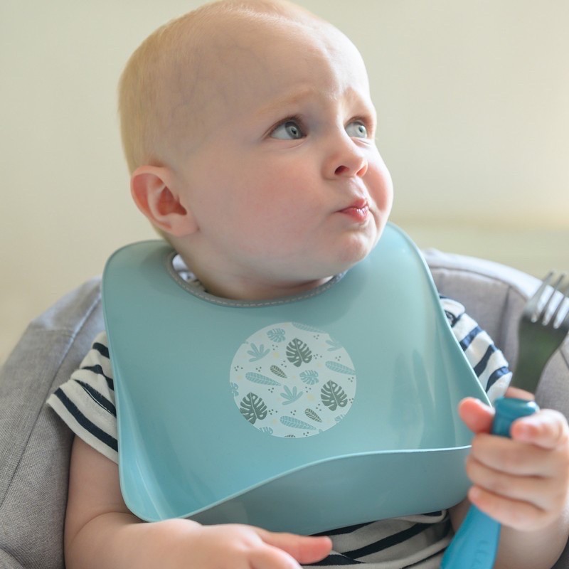 BEABA SILICONE BIB/CELEMEK MAKAN BAYI/BEABA BABY