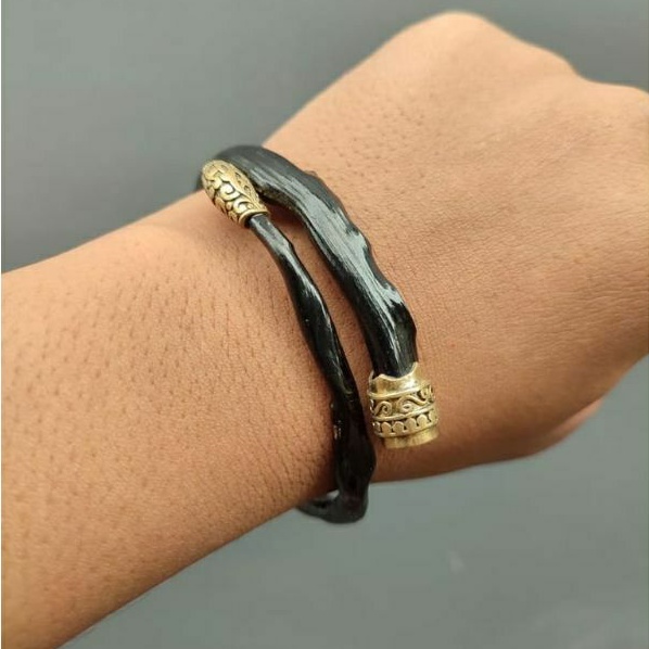 gelang akar bahar/Gelang akar bahar hitam/Gelang/gelang pria/Gelang akar bahar alpaka