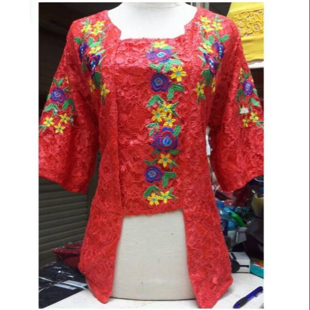 Elghana Brokat Bordir Timbul