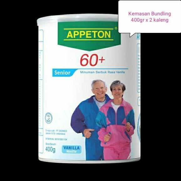 

[COD] Susu Appeton 60+ 900gram Vanilla / Susu Lansia 900 gr / Susu Orang Tua [COD]
