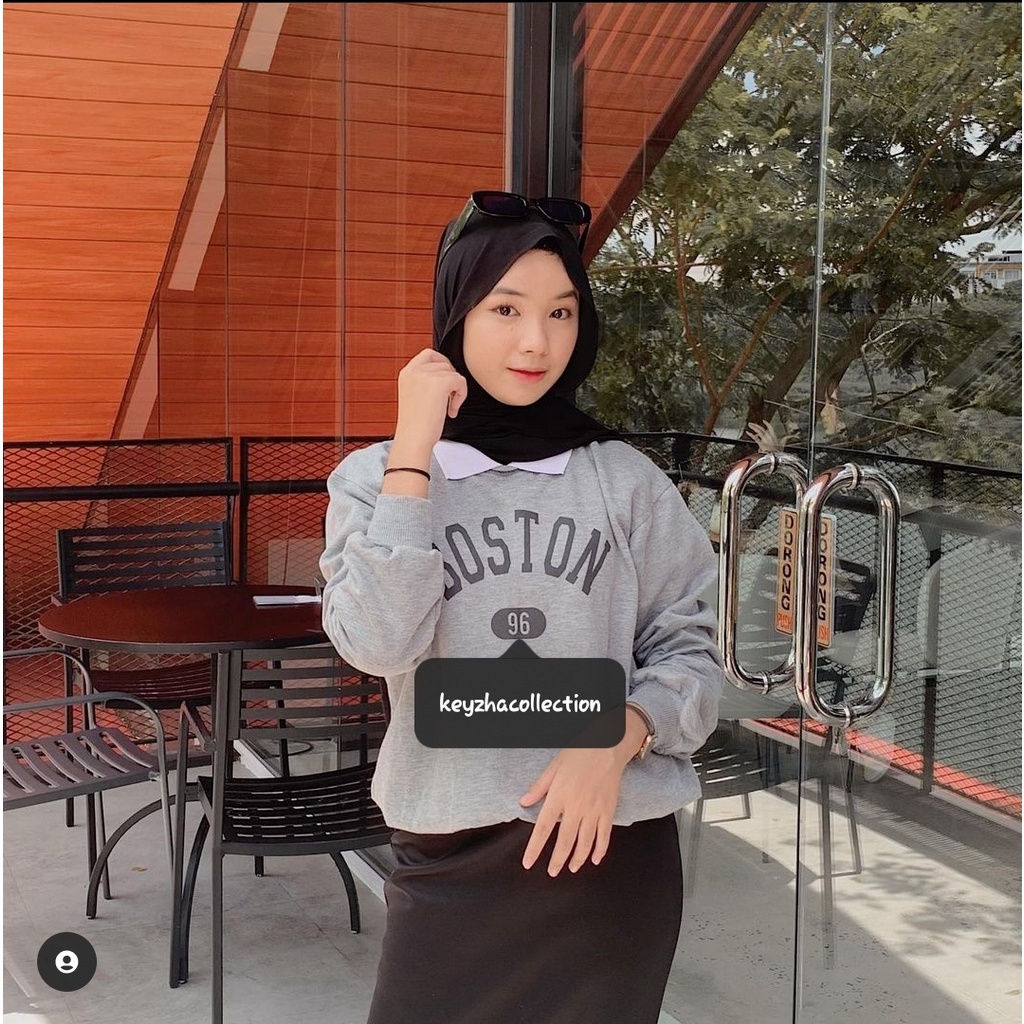 boston kerah sweater