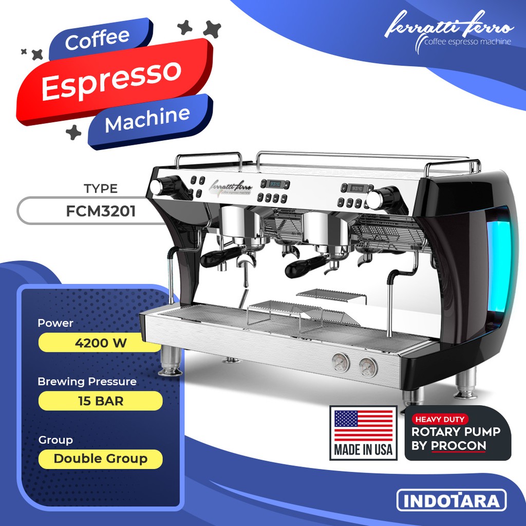 Mesin Kopi Ferratti Ferro Espresso Machine/ Coffee Maker FCM3201