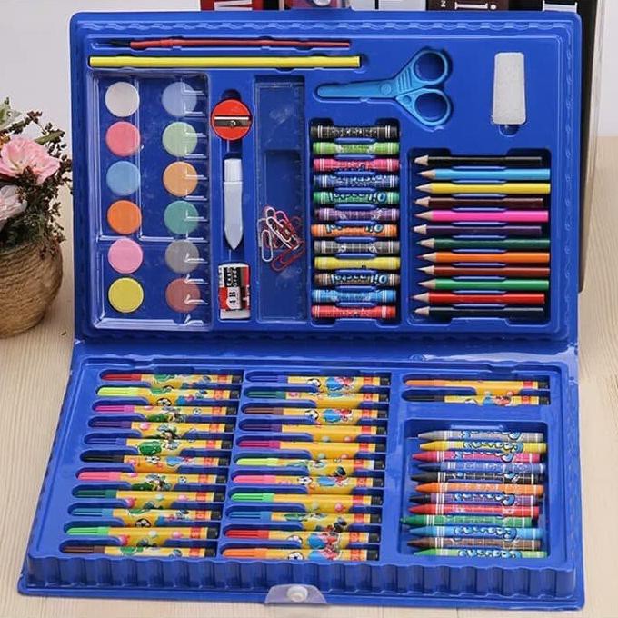 

PROMO CRAYON STATIONARY SET 86 PC ALAT TULIS MENGGAMBAR PENSIL WARNA ART SET - D CARS