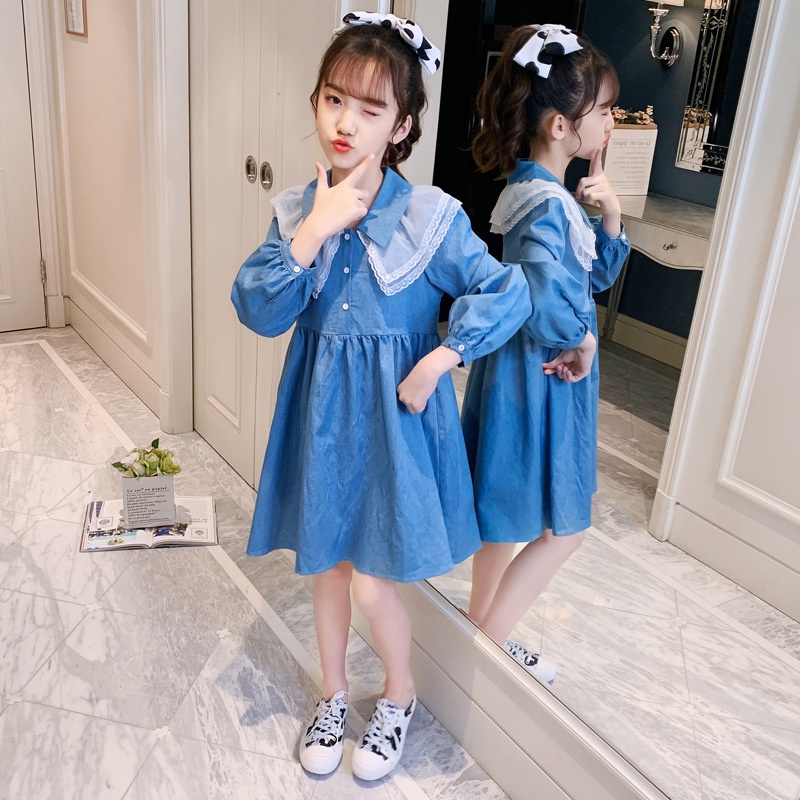 DR8-Dress Anak Remaja Besar Tanggung Perempuan Fashion Korea Jeany