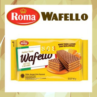 

Wafello Butter Caramel Roma Wafer 43 gr #CNS