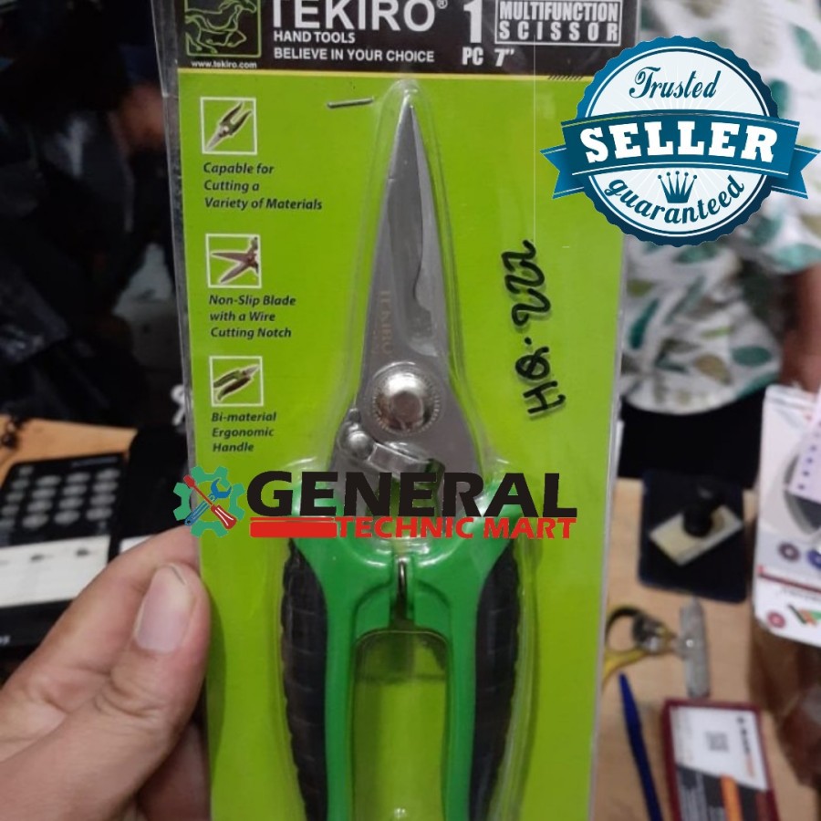 

Tekiro Gunting Multifungsi 7 inch Lurus Multifunction Scissors Per