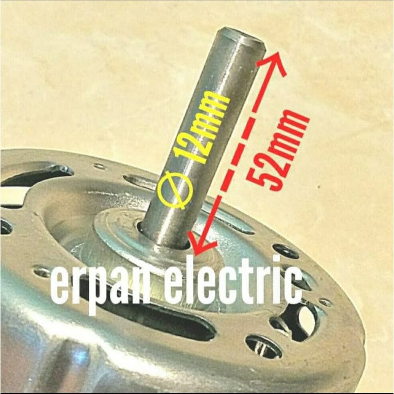 DINAMO MESIN CUCI WM-10 KAKI 2 AS 12MM 135W